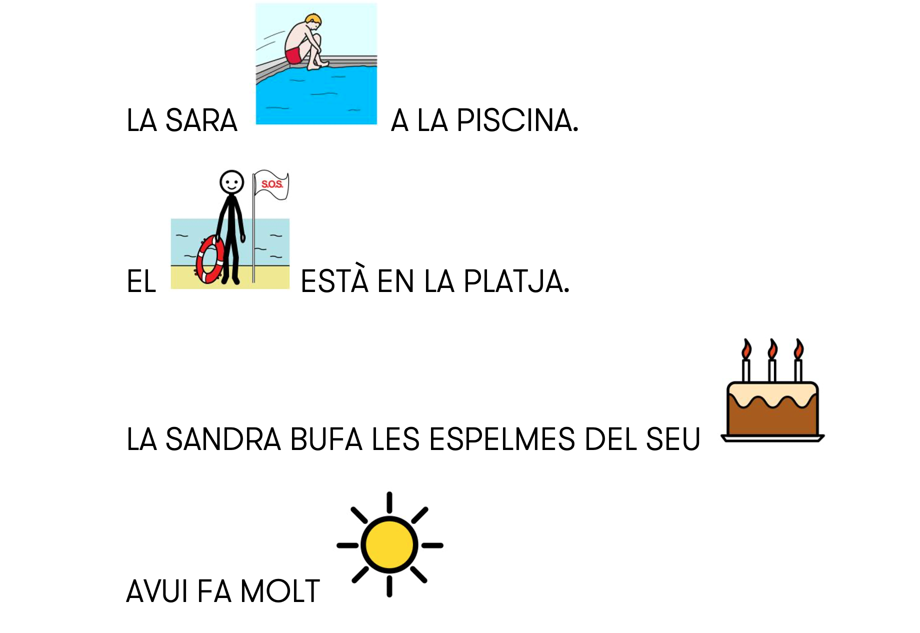 Generalització dels fonemes /S/ i /R/ a través de frases